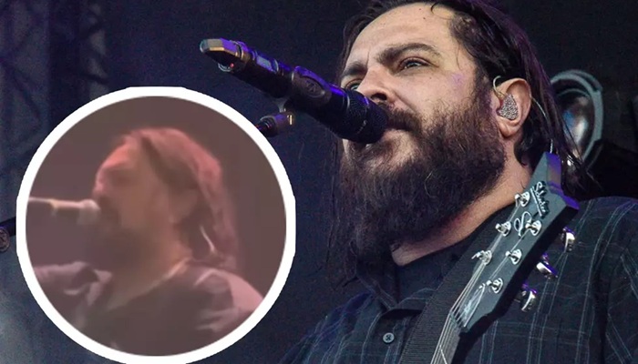 Foto: Shaun Morgan, vokalis Seether, meluapkan kemarahannya terhadap keamanan venue yang mengusir putrinya dari panggung dalam konser di Tulsa. Ia bahkan mengubah lirik lagu "Remedy" sebagai bentuk protes. (Evil Robb Photography, YouTube - @Ar_Hoops)
