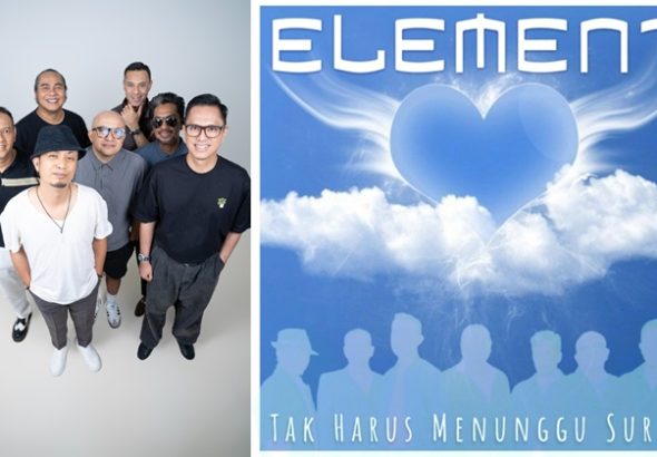 Foto: Element Band merilis single terbaru "Tak Harus Menunggu Surga". Lagu bergenre folk pop ini membawa pesan tentang syukur dan kebahagiaan. (Kolase DewanDistorsi.com/Istimewa)